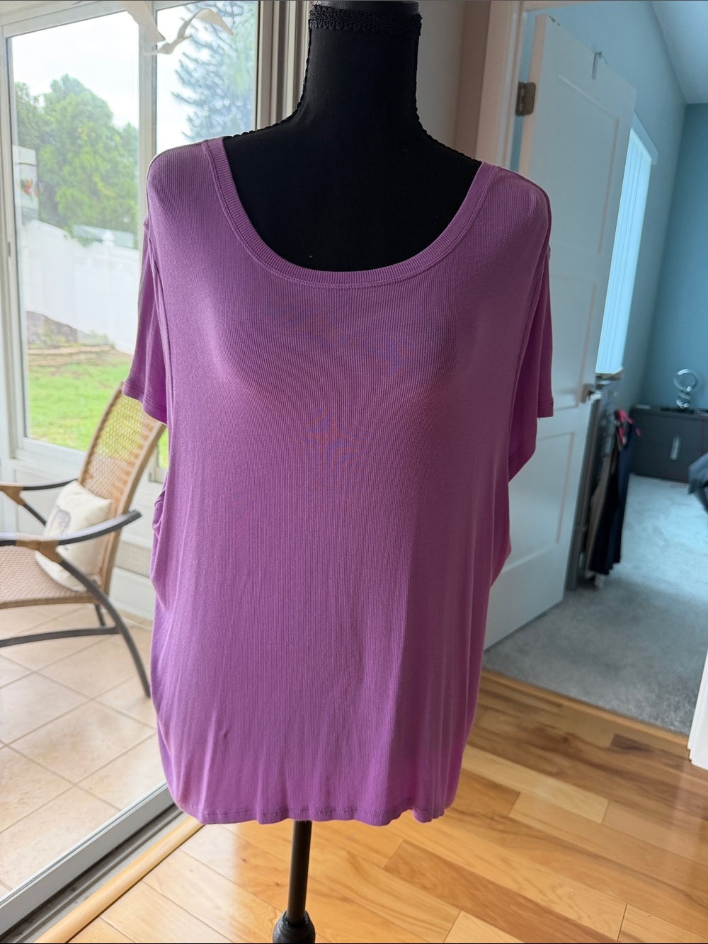 Athleta With Ease Rib Tee